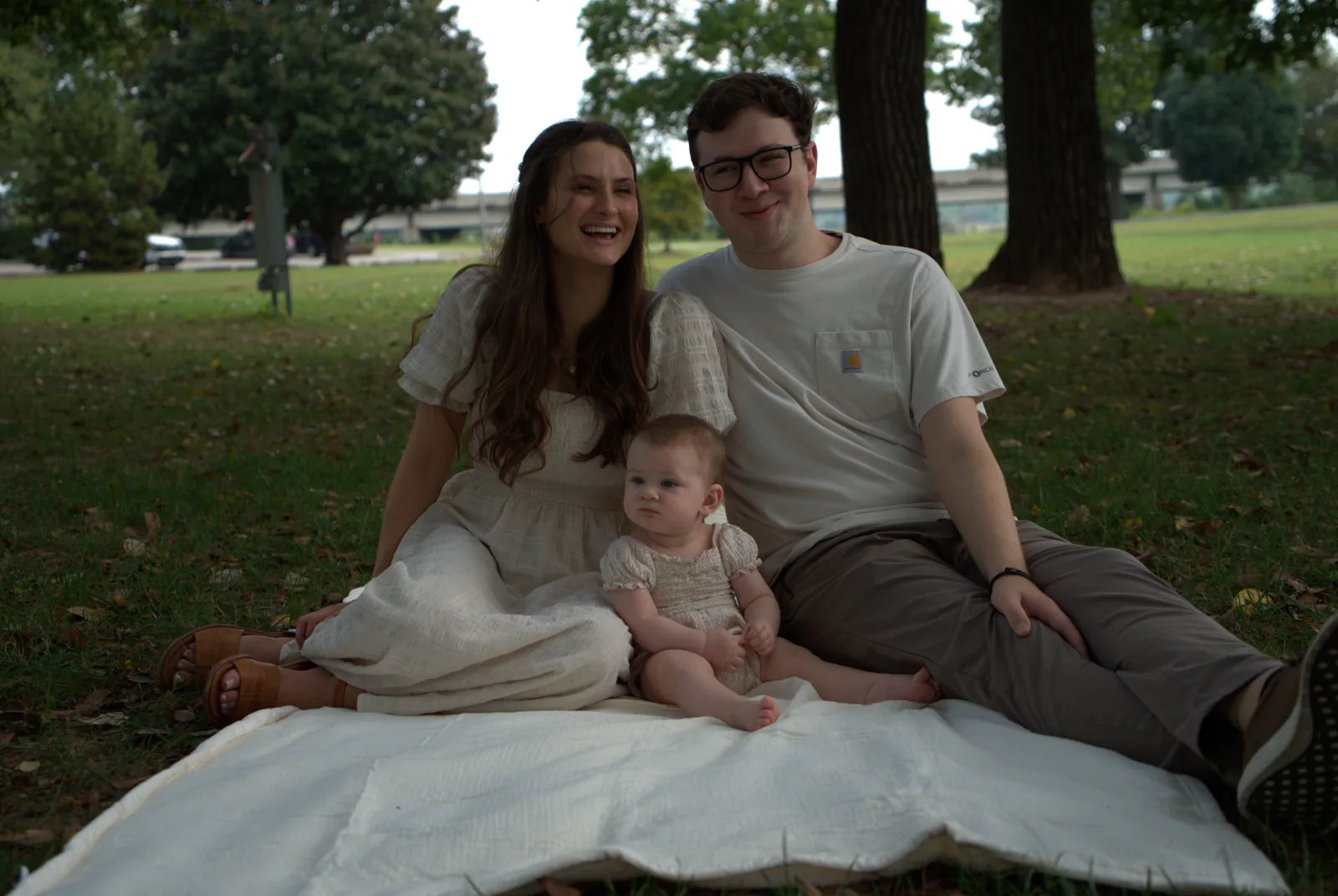 Jared Busby, owner of EverLight Windows, with his family